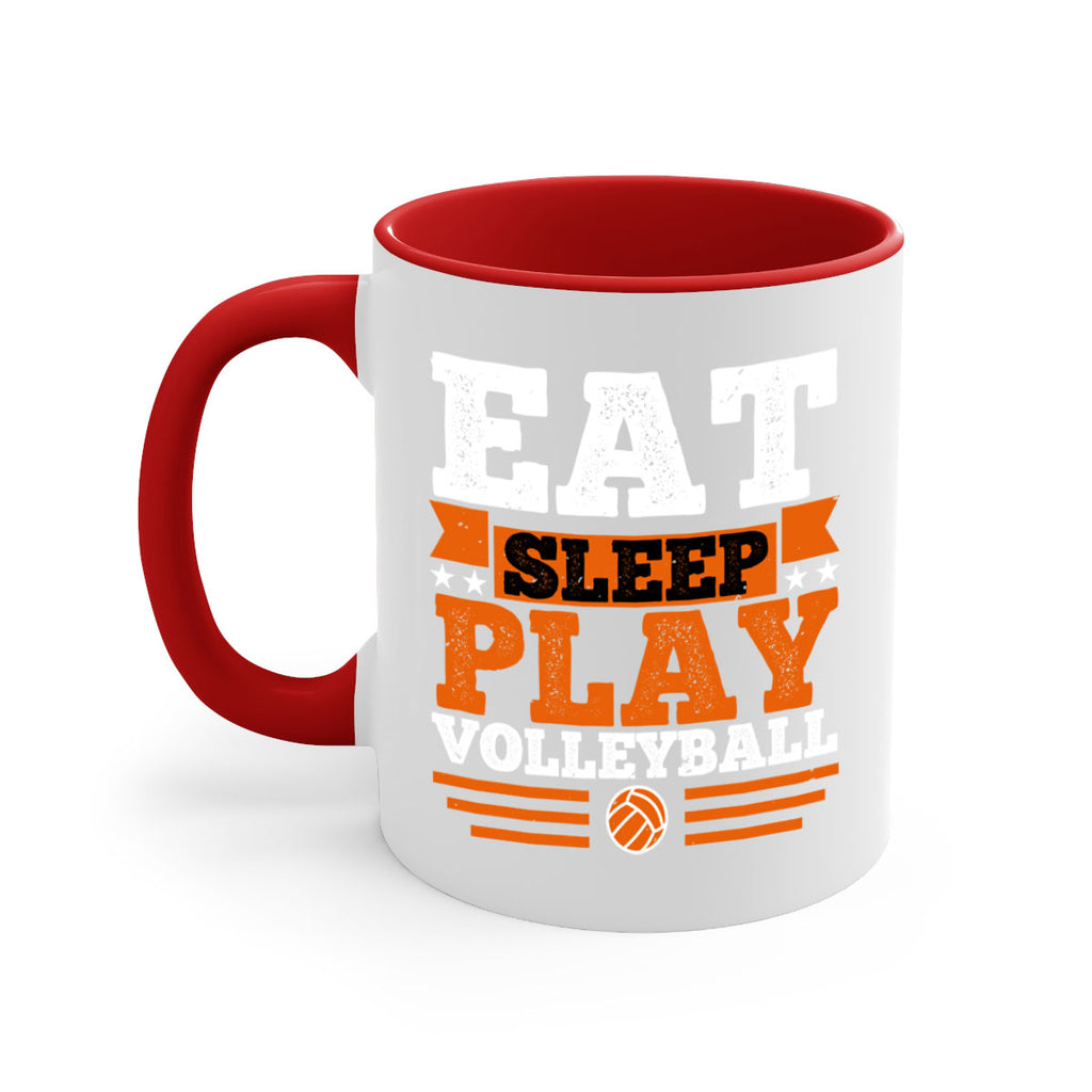 Eat sleep play volleyball 2340#- basketball-Mug / Coffee Cup
