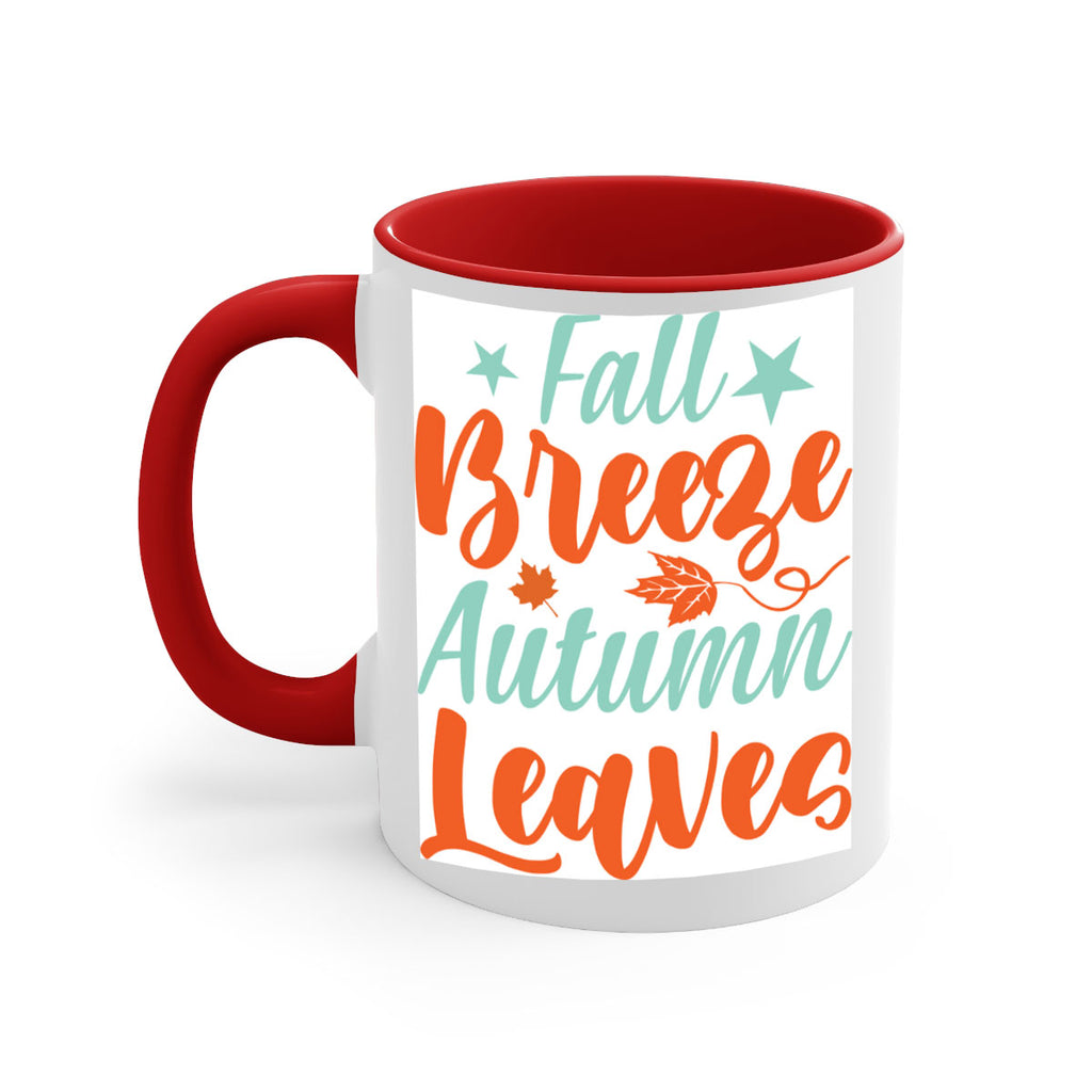 FallBreezeAutumnLeaves 147#- fall-Mug / Coffee Cup