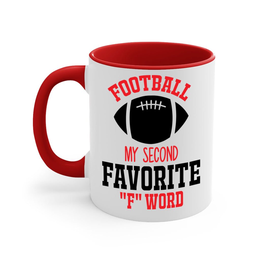 Football my second favorite F word 1234#- football-Mug / Coffee Cup