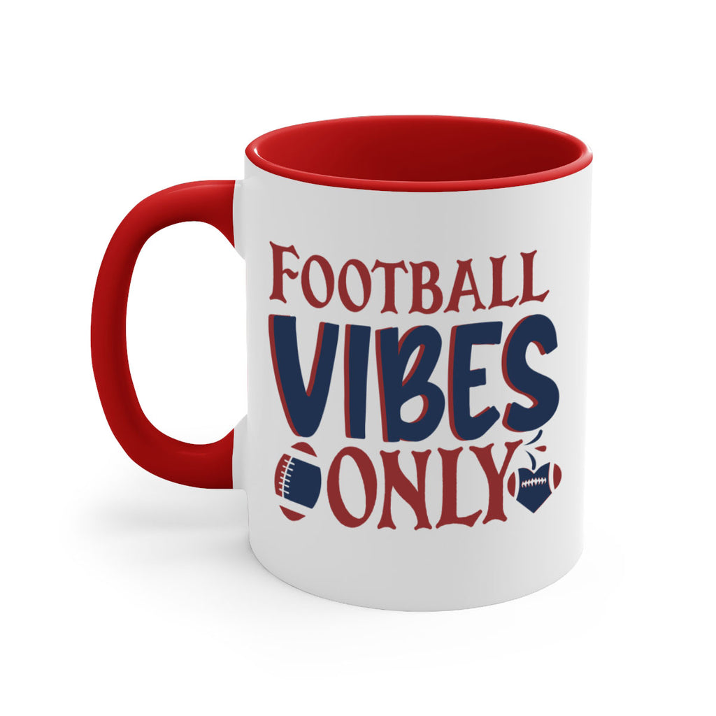 Football vibes only 1543#- football-Mug / Coffee Cup