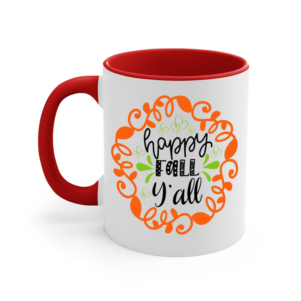 Happy Fall Y all 227#- fall-Mug / Coffee Cup