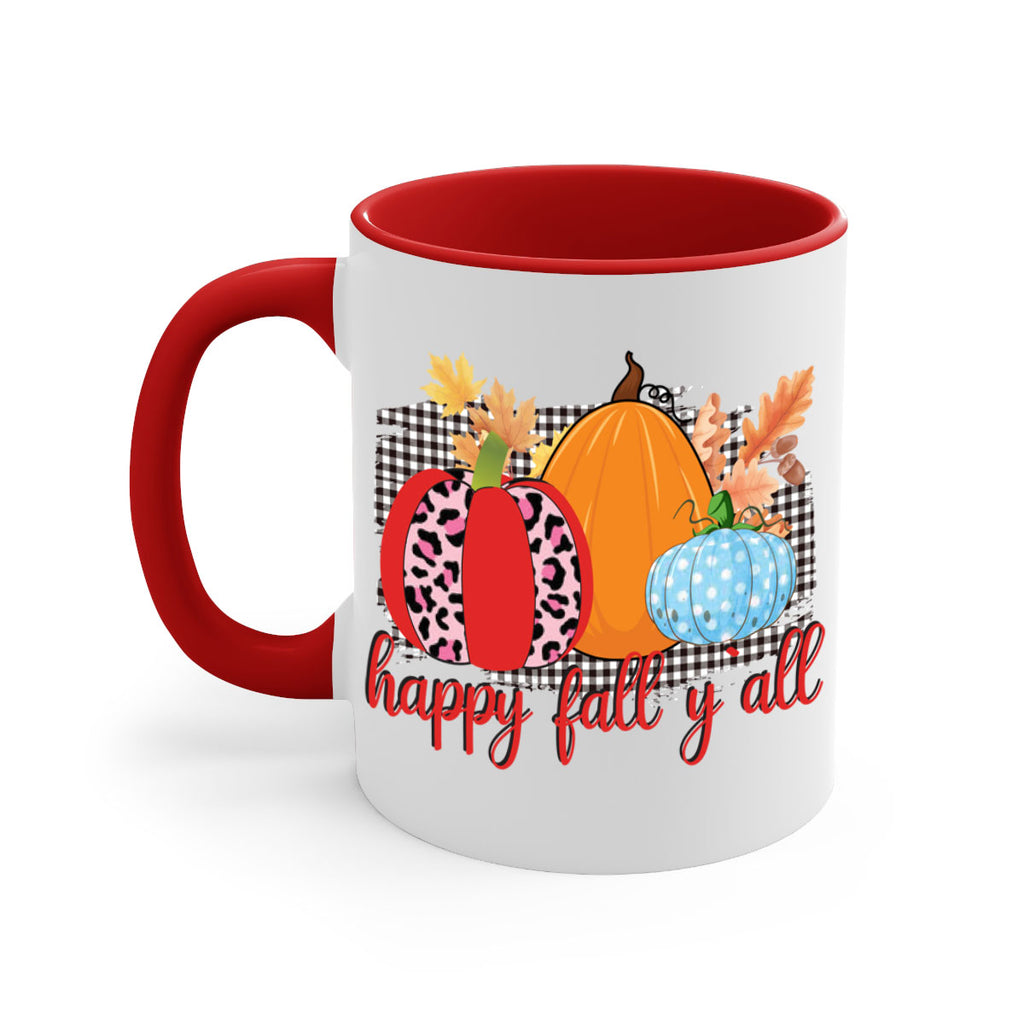 Happy Fall Yall Leopard 229#- fall-Mug / Coffee Cup