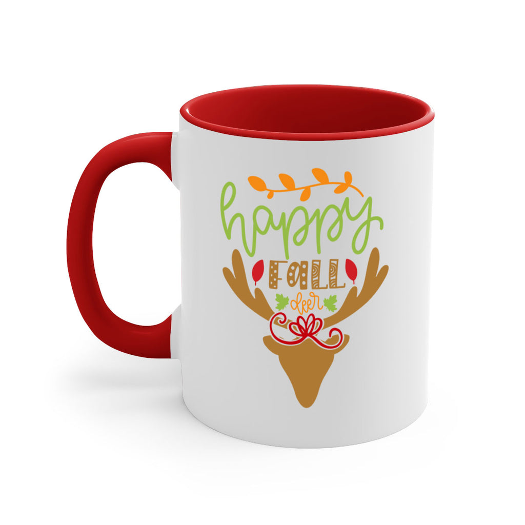 Happy Fall deer 219#- fall-Mug / Coffee Cup