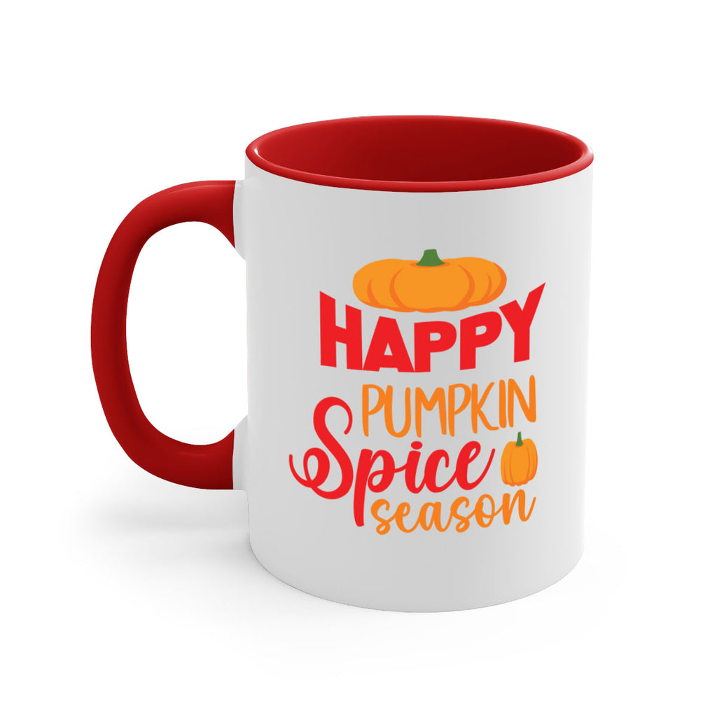 HappyPumpkinSpiceSeason 259#- fall-Mug / Coffee Cup