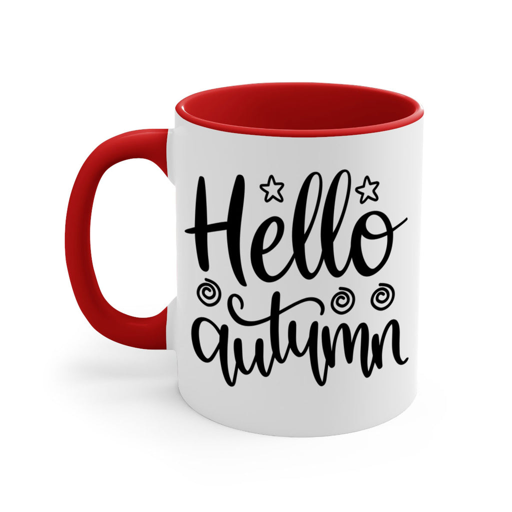 Hello Autumn 270#- fall-Mug / Coffee Cup