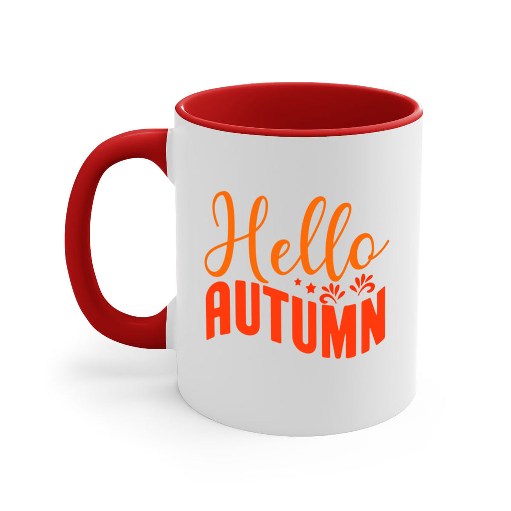 Hello Autumn Design 268#- fall-Mug / Coffee Cup