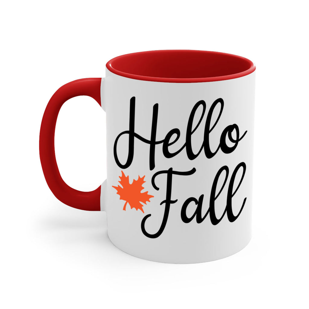 Hello Fall 274#- fall-Mug / Coffee Cup