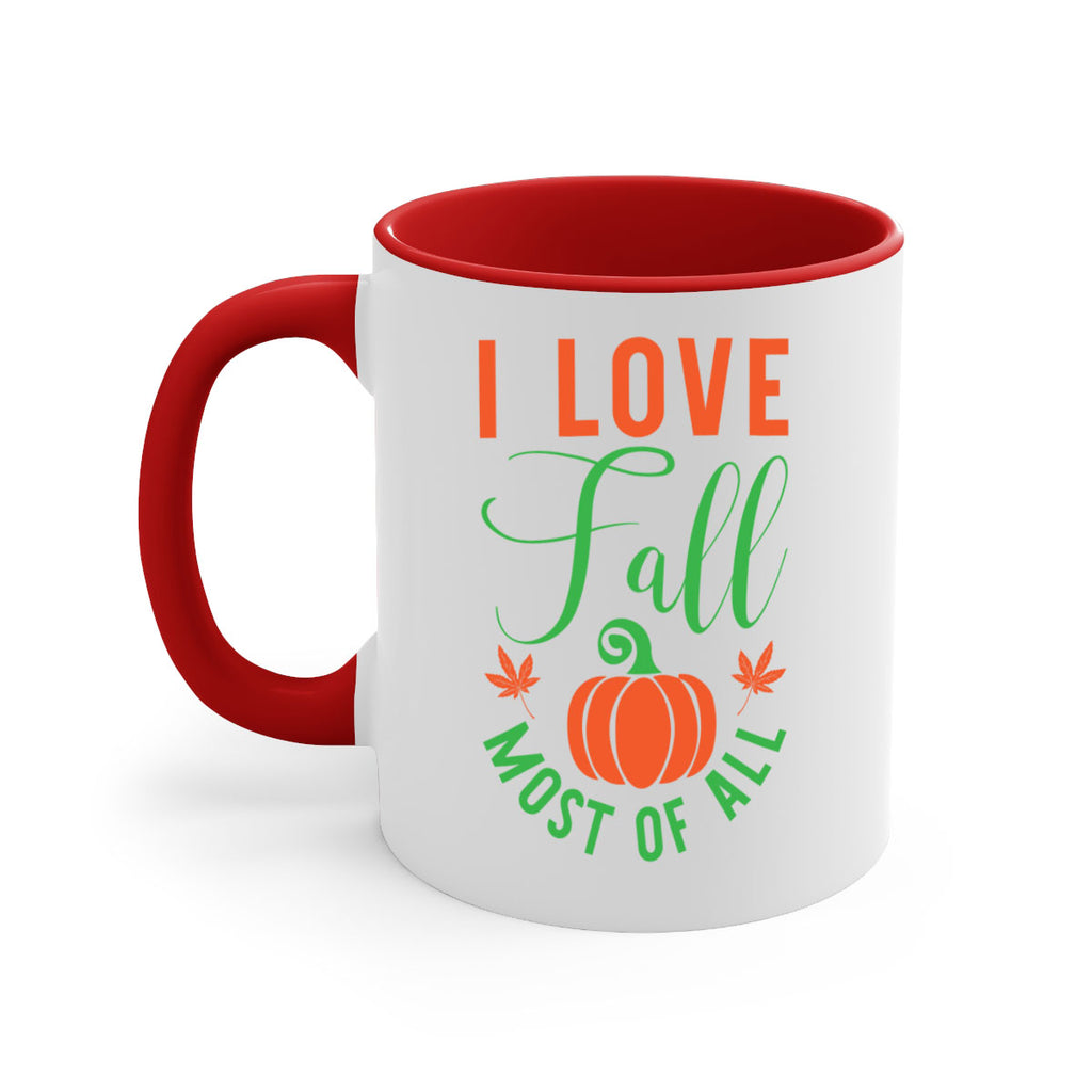 I Love Fall Most of All 331#- fall-Mug / Coffee Cup