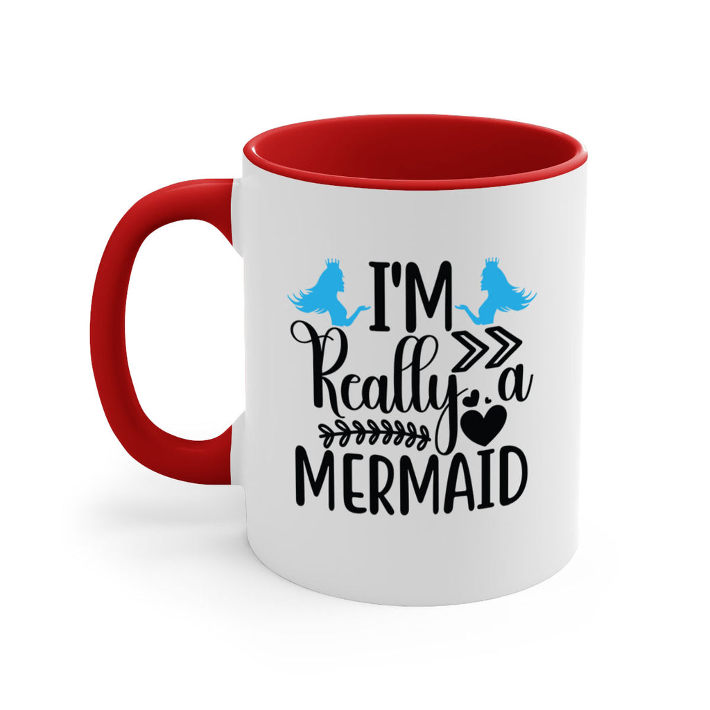 Im Really a Mermaid 262#- mermaid-Mug / Coffee Cup