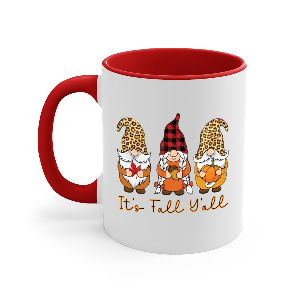 It s Fall Y all Gnome 362#- fall-Mug / Coffee Cup