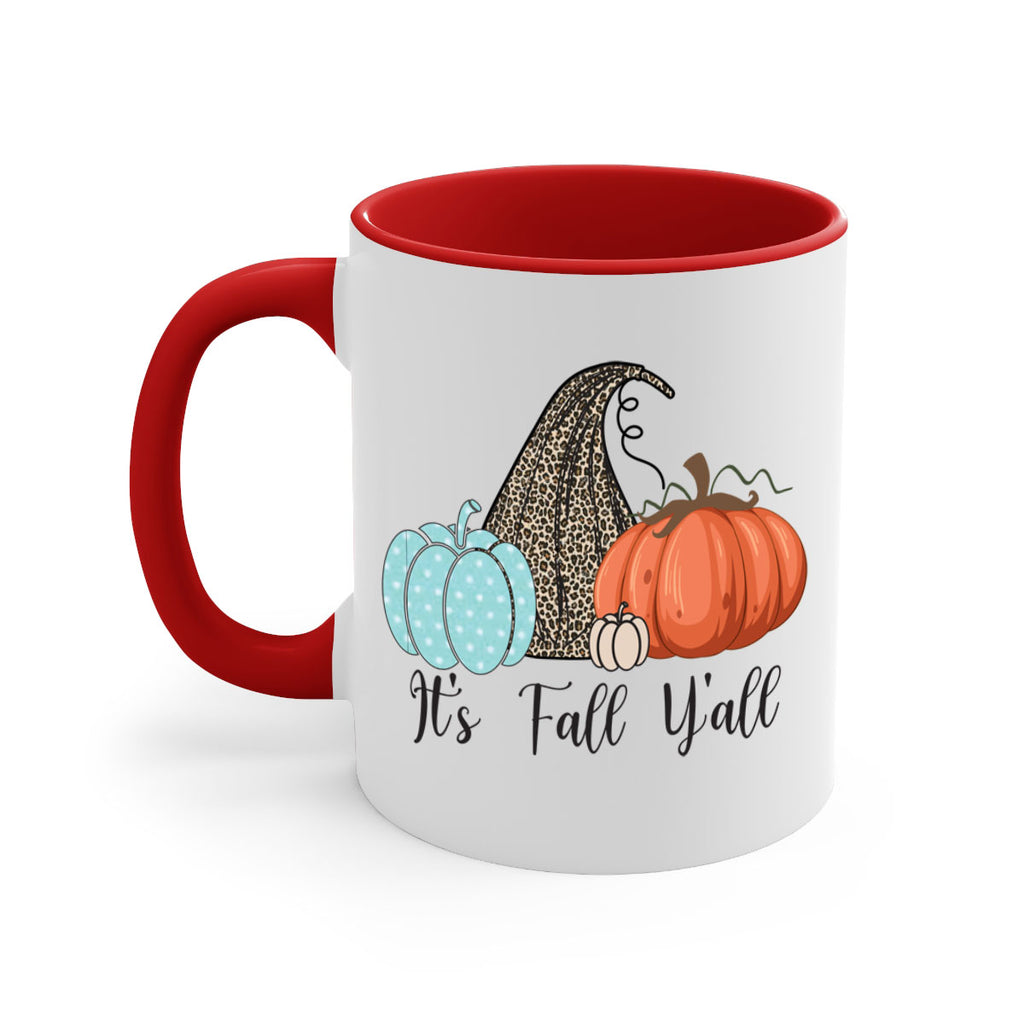 It s Fall Y all Pumpkin 363#- fall-Mug / Coffee Cup