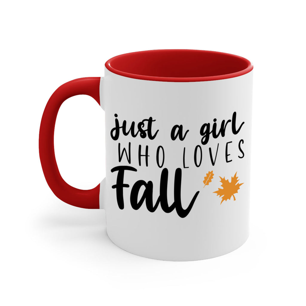 Just A Girl Who Loves Fall 380#- fall-Mug / Coffee Cup