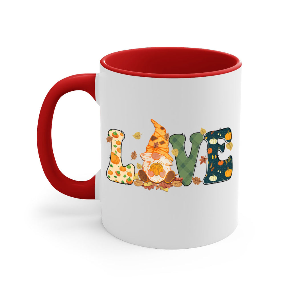 LOVEFallAutumnGnome 415#- fall-Mug / Coffee Cup