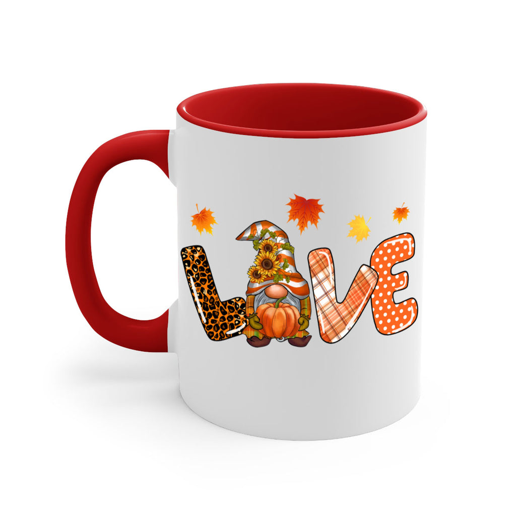 LOVEFallGnomeAutumn 416#- fall-Mug / Coffee Cup