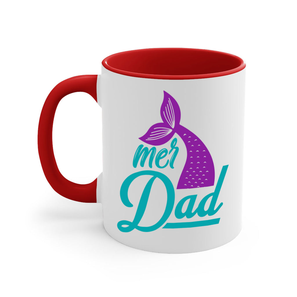 Mer Dad 325#- mermaid-Mug / Coffee Cup