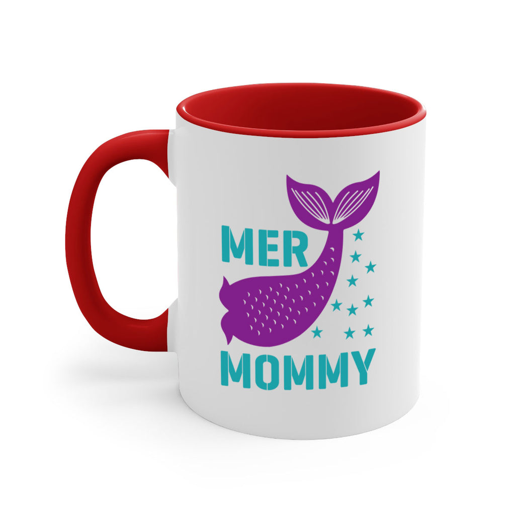 Mer Mommy 342#- mermaid-Mug / Coffee Cup