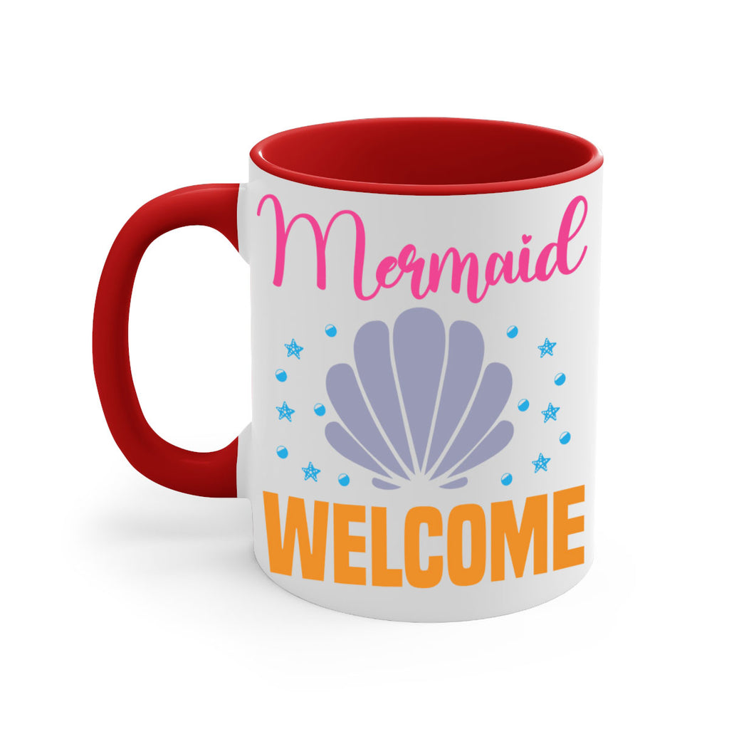 Mermaid Welcome Design 467#- mermaid-Mug / Coffee Cup