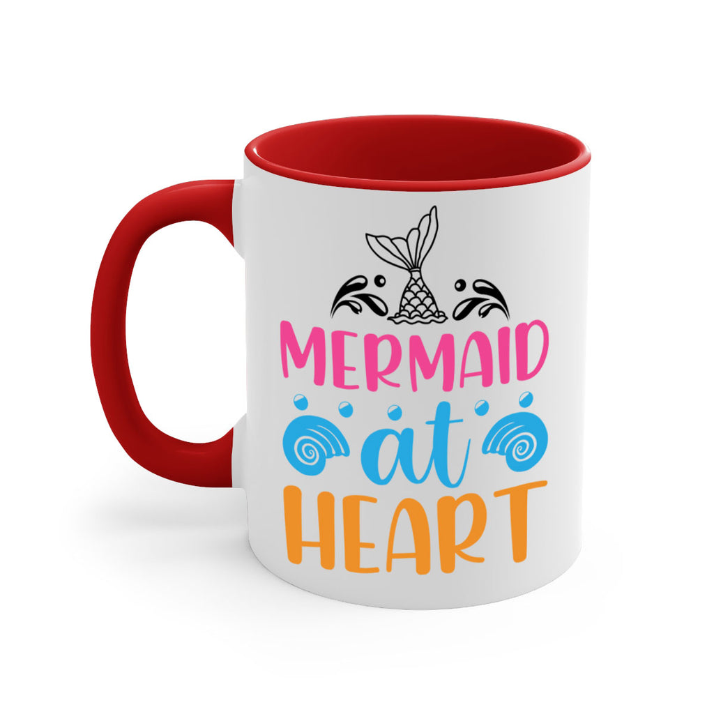 Mermaid at heart Design 396#- mermaid-Mug / Coffee Cup