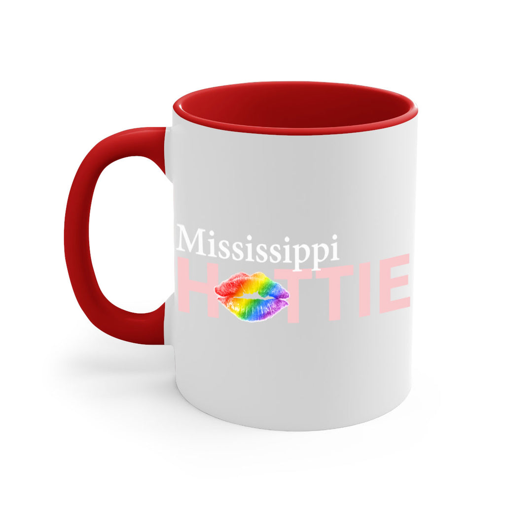 Mississippi Hottie with rainbow lips 75#- Hottie Collection-Mug / Coffee Cup