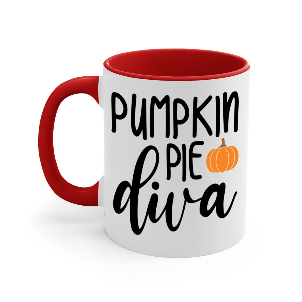 Pumpkin Pie Diva 532#- fall-Mug / Coffee Cup