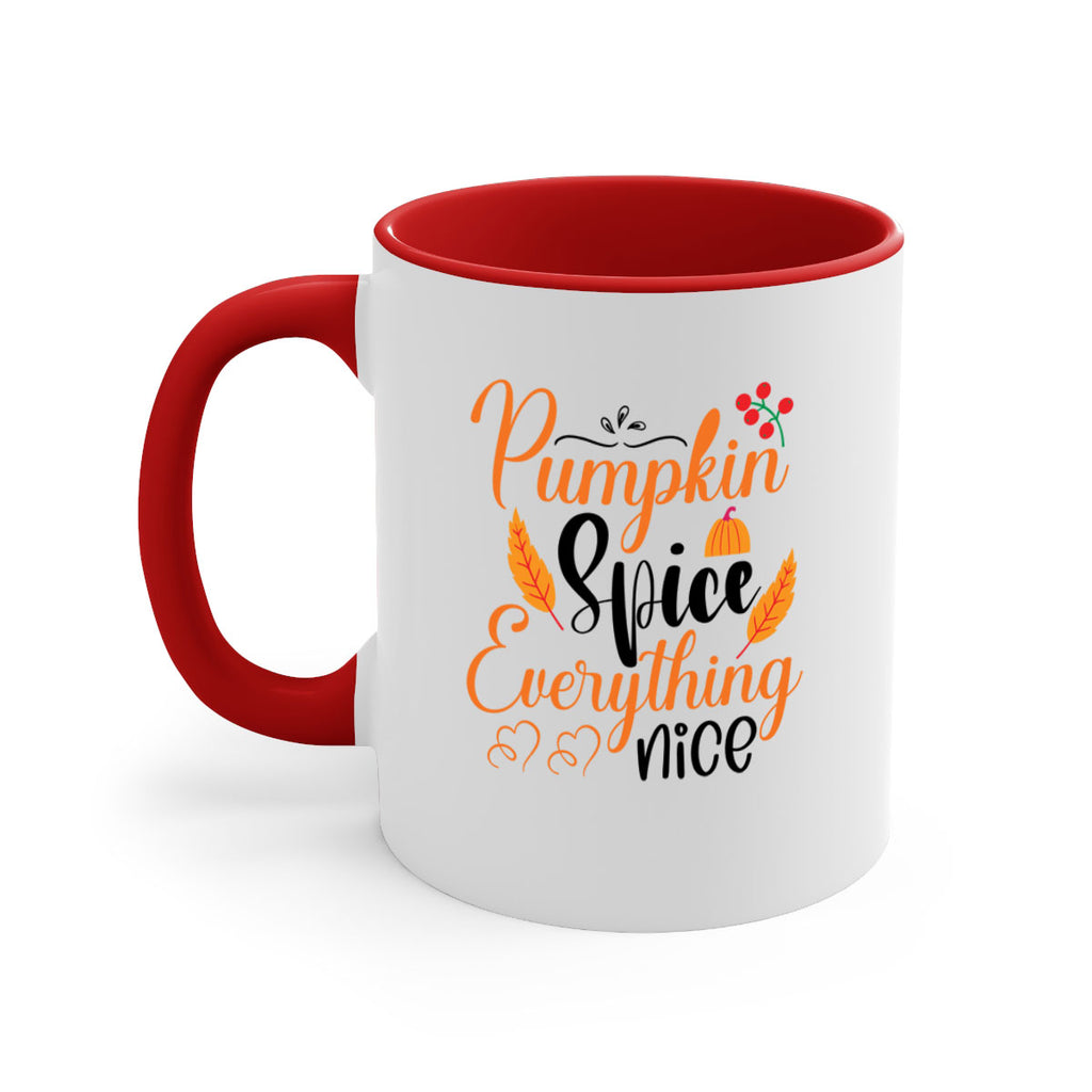 Pumpkin Spice Everything Nice 543#- fall-Mug / Coffee Cup