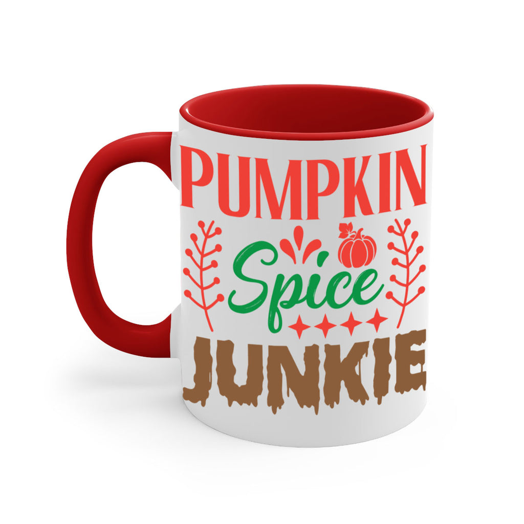 Pumpkin Spice Junkie 547#- fall-Mug / Coffee Cup