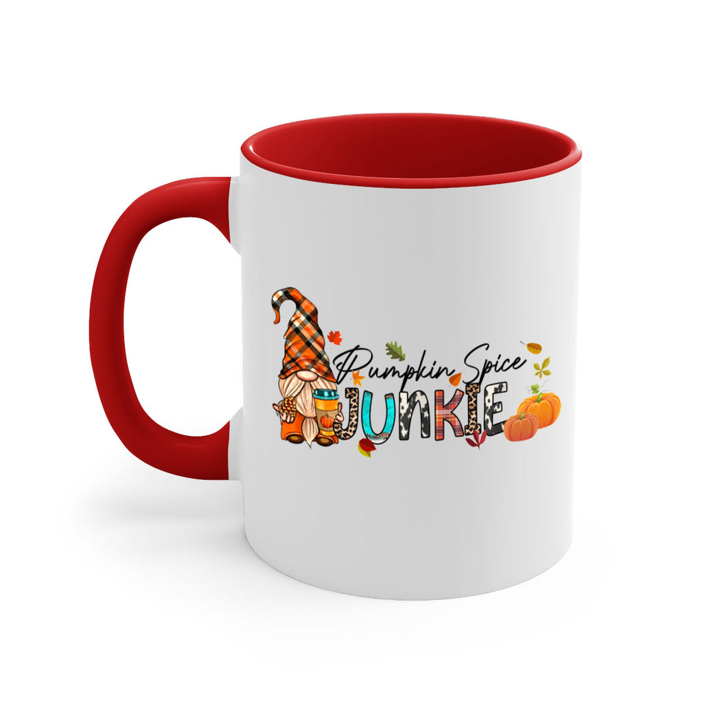 PumpkinSpiceJunkieFallGnome 567#- fall-Mug / Coffee Cup
