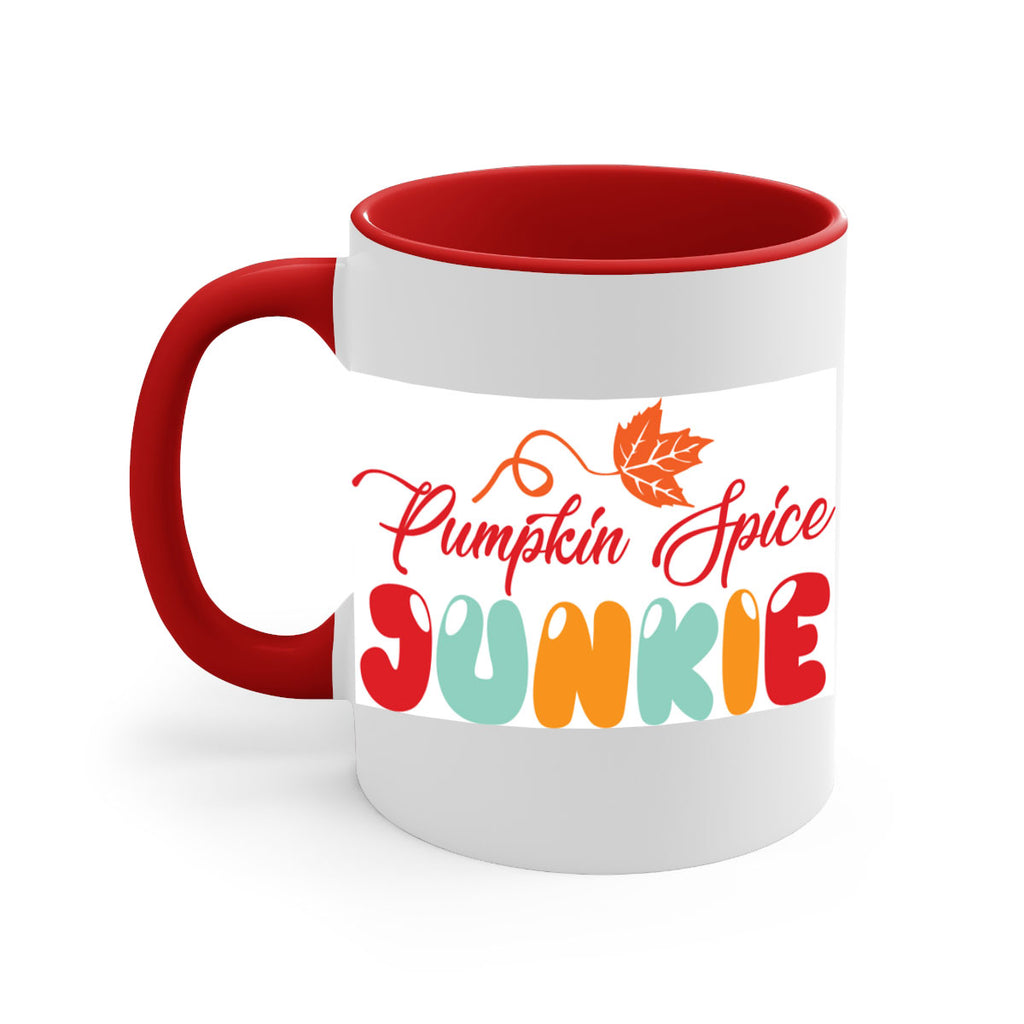 PumpkinSpiceJunkiedesign 569#- fall-Mug / Coffee Cup
