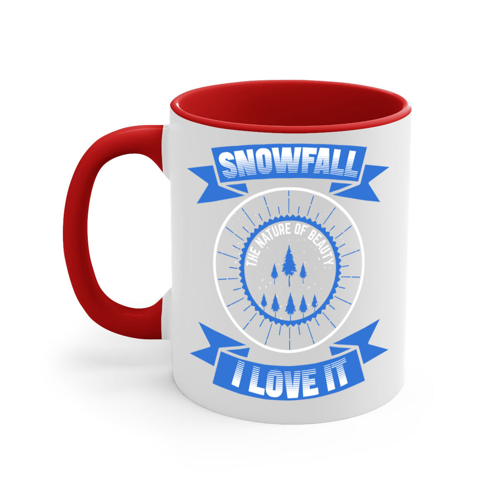 Snowfall Winter 373#- winter-Mug / Coffee Cup