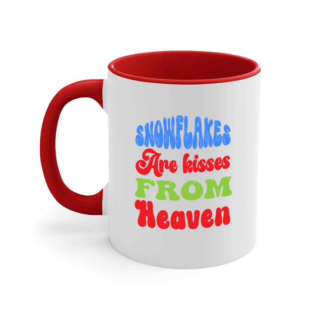 Snowflakes are kisses from heaven 377#- winter-Mug / Coffee Cup