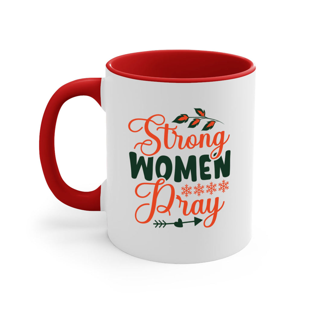 Strong Women Pray 395#- winter-Mug / Coffee Cup