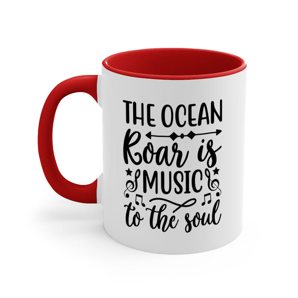The ocean roar is music 631#- mermaid-Mug / Coffee Cup