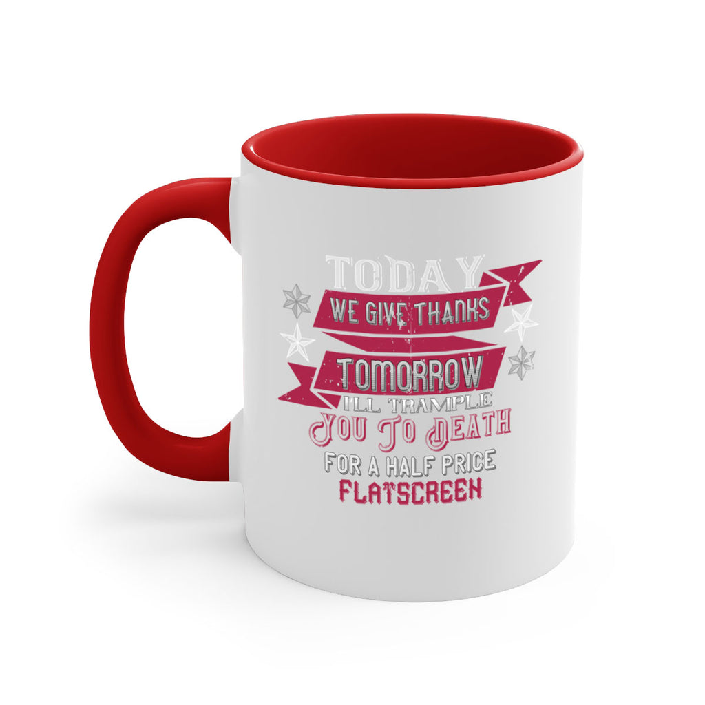 Today we give thanks 129#- football-Mug / Coffee Cup