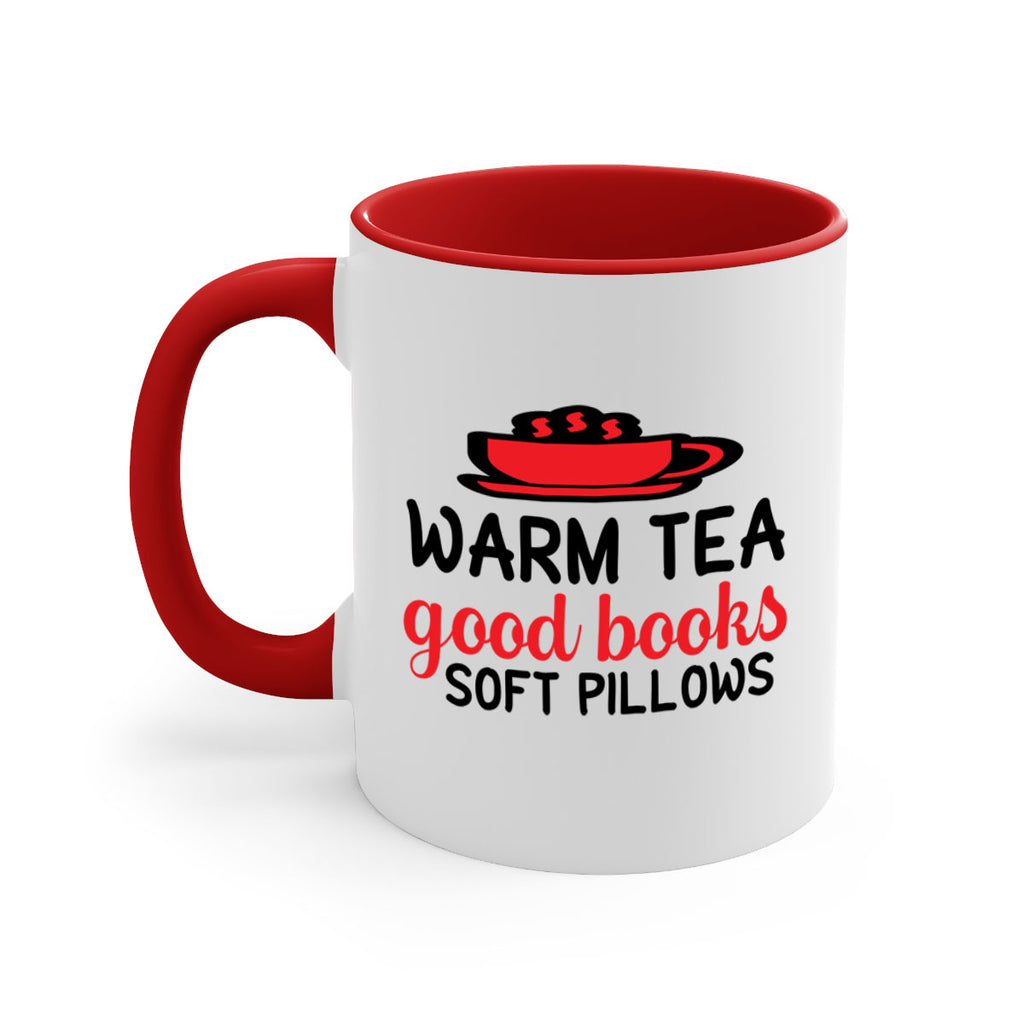 Warm tea good books soft pillows 448#- winter-Mug / Coffee Cup