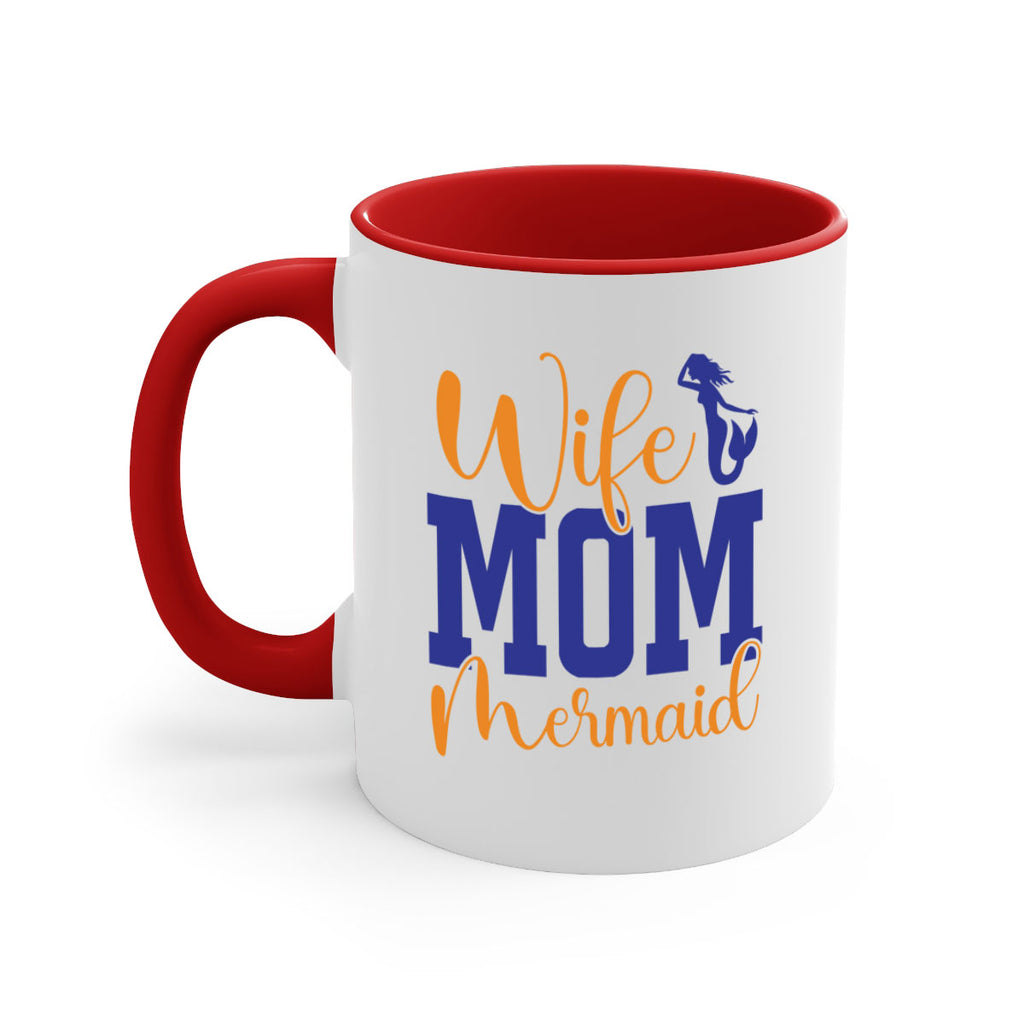 Wife Mom Mermaid 668#- mermaid-Mug / Coffee Cup