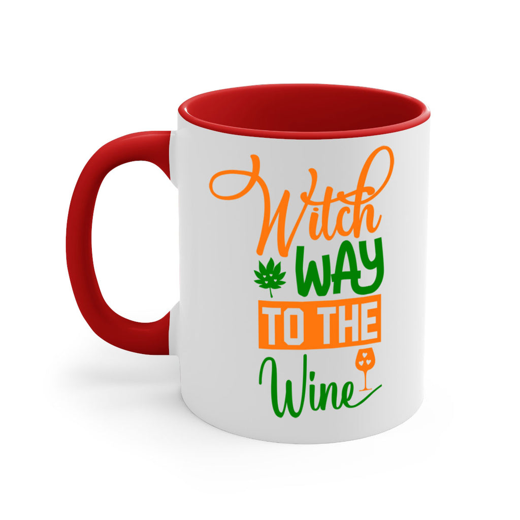 Witch Way to the Wine 650#- fall-Mug / Coffee Cup