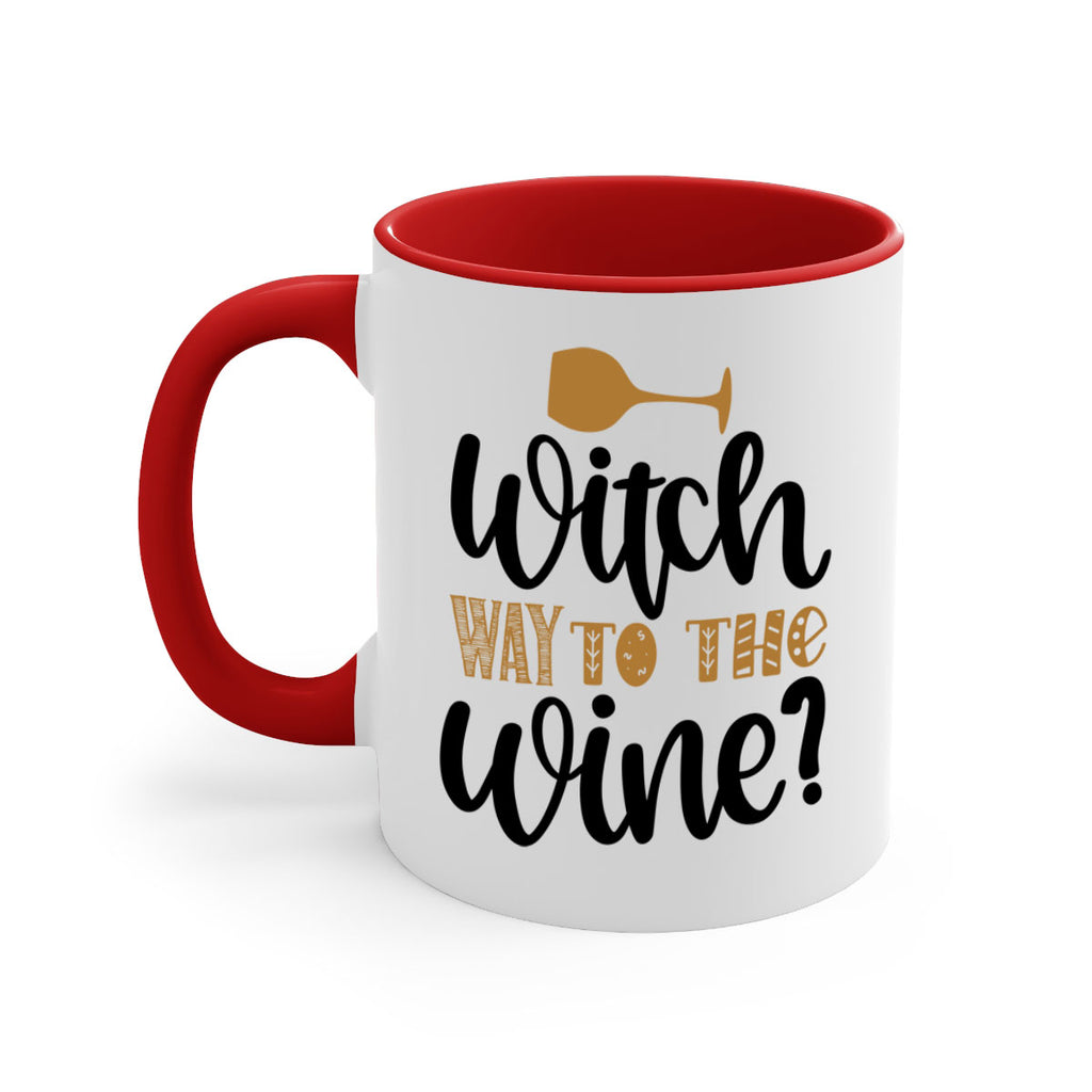 Witch Way to the Wine 651#- fall-Mug / Coffee Cup