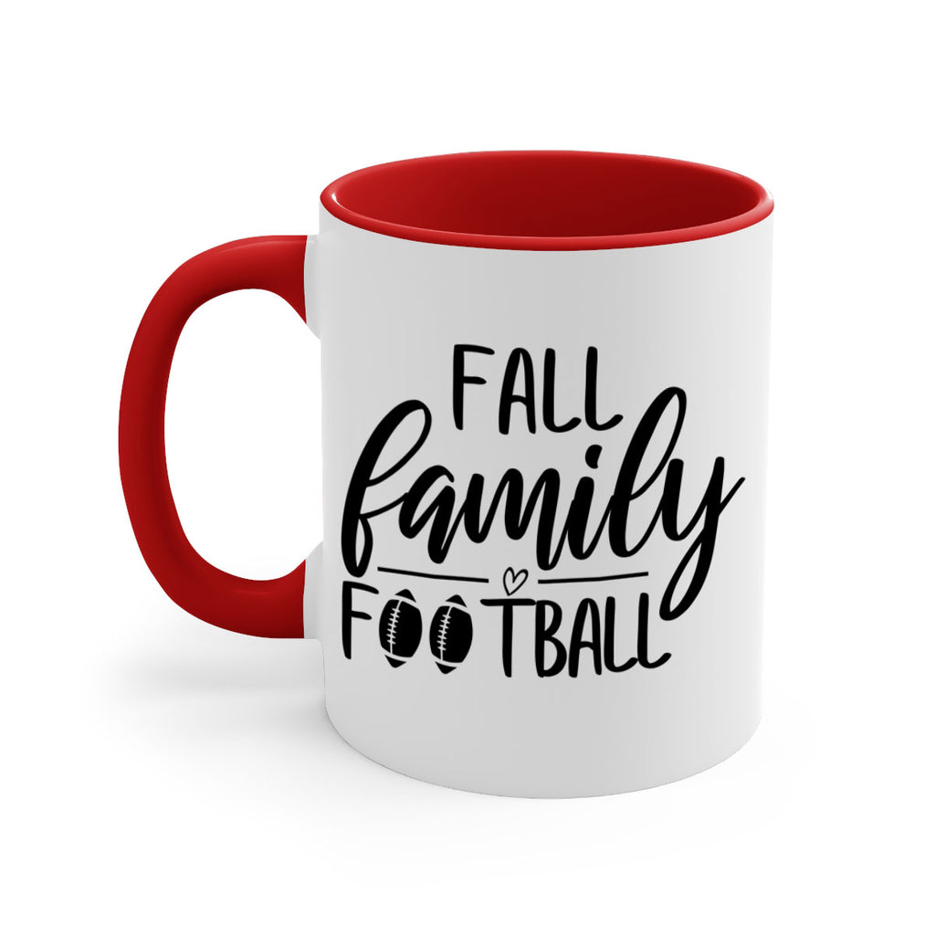 fall family football 100#- fall-Mug / Coffee Cup