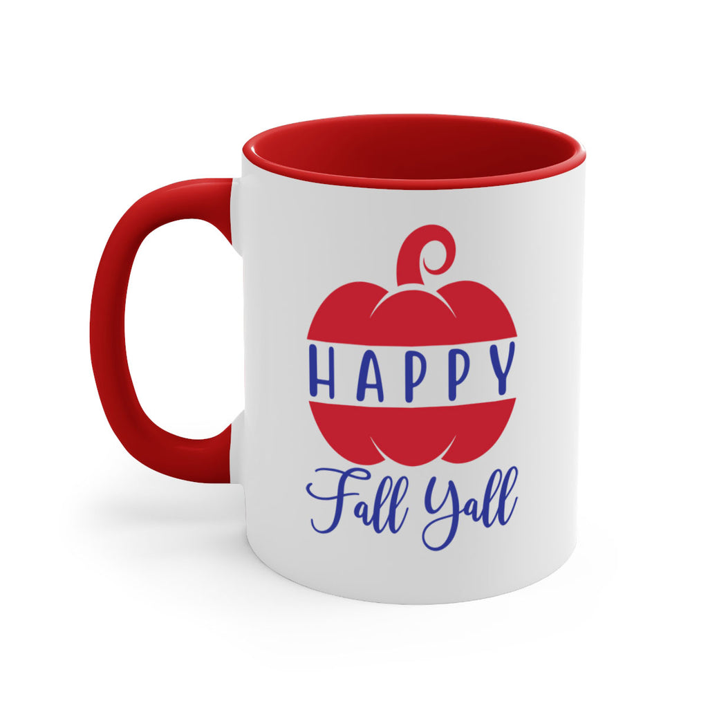 happy fall yall 232#- fall-Mug / Coffee Cup