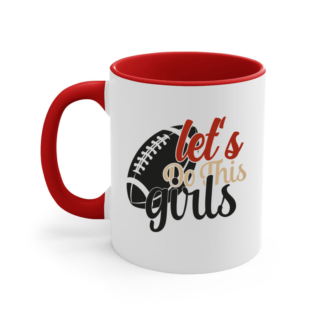 lets do this girls 2282#- softball-Mug / Coffee Cup