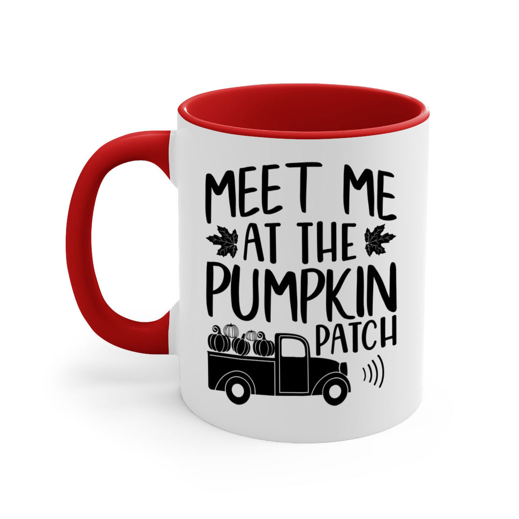meet me at the pumpkin patch 423#- fall-Mug / Coffee Cup