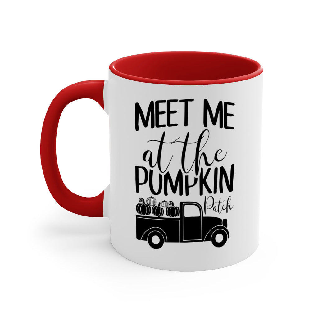 meet me at the pumpkin patch 424#- fall-Mug / Coffee Cup