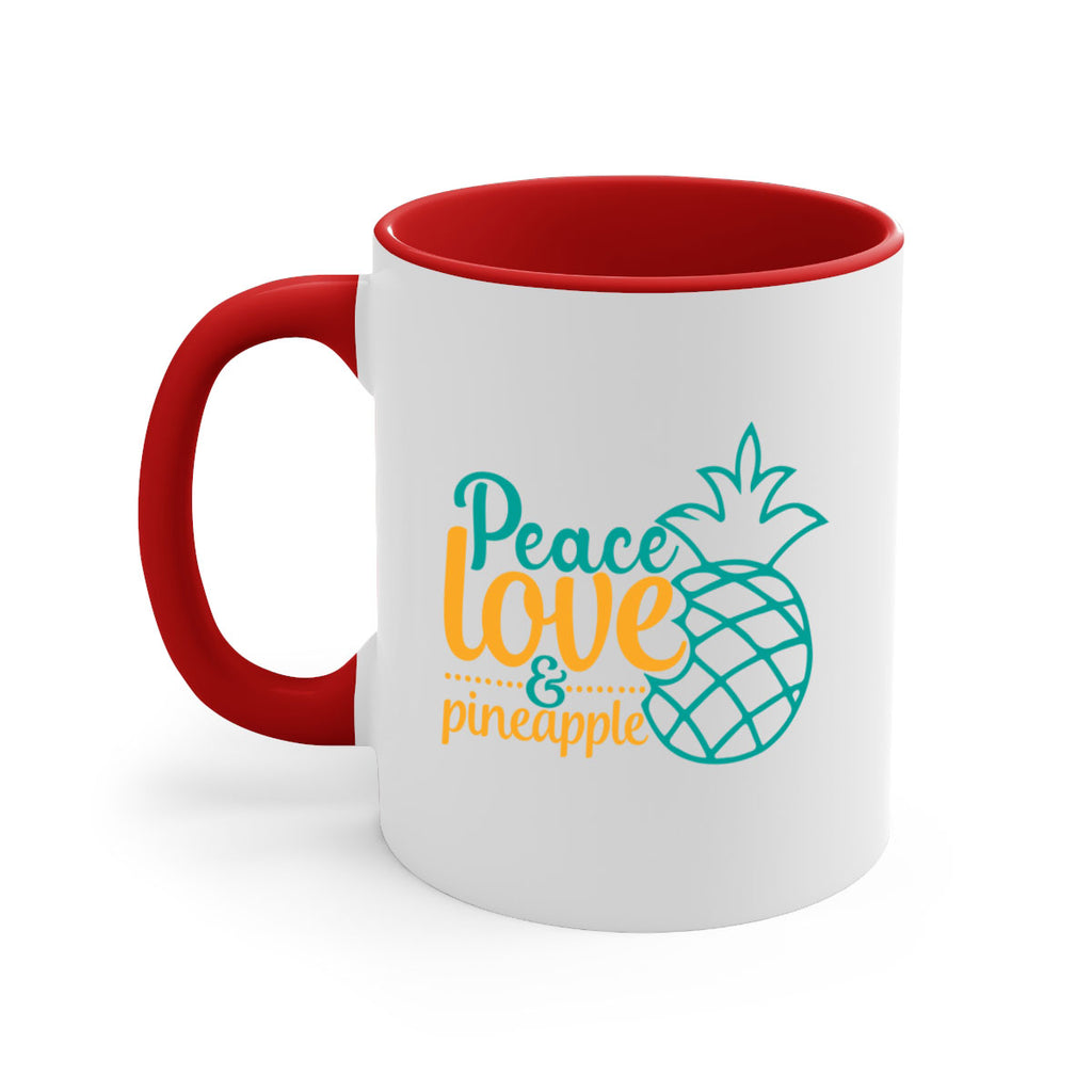 peace love pineapple Style 82#- Summer-Mug / Coffee Cup