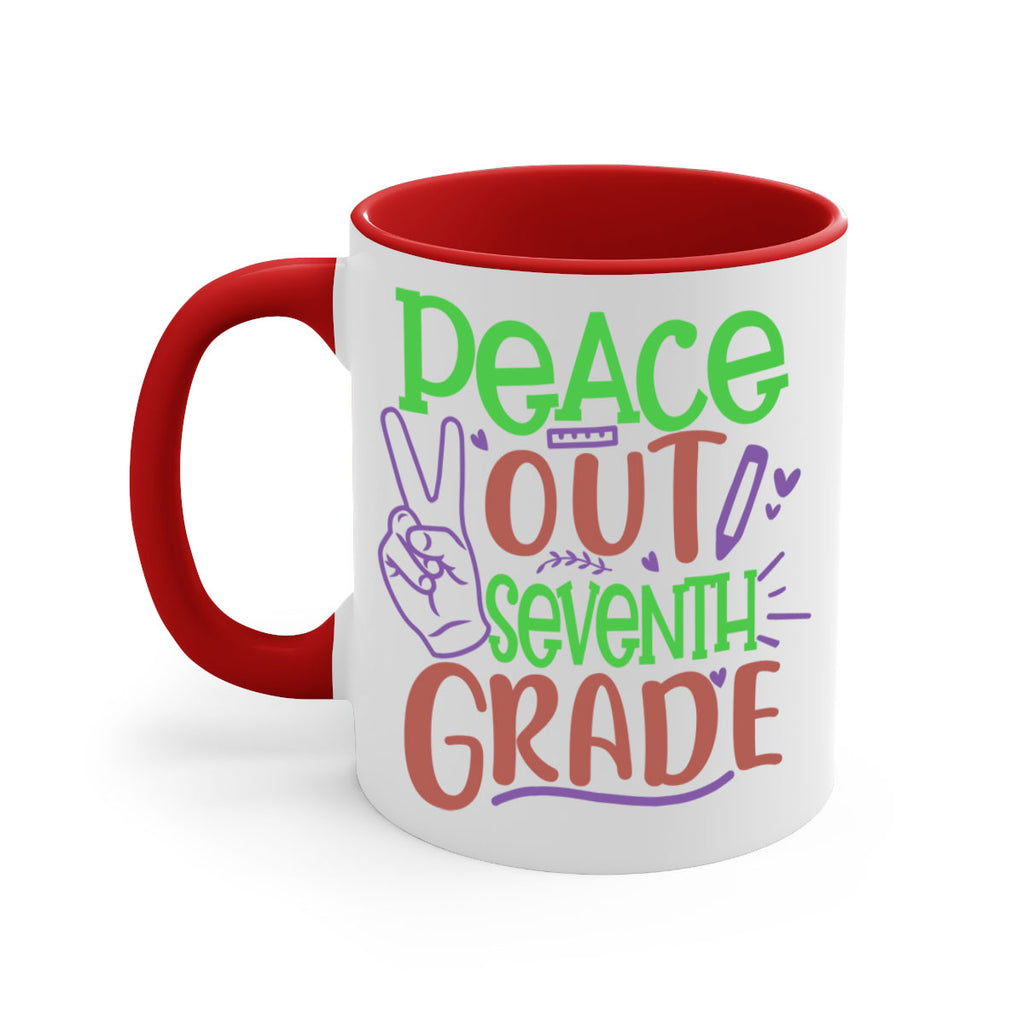 peace out 7th grade 2#- 7th grade-Mug / Coffee Cup