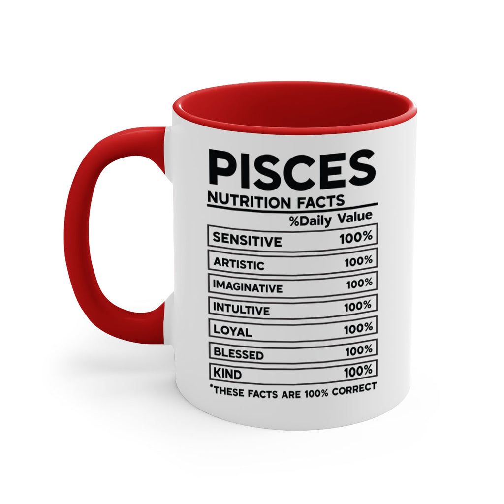 pisces Nutrition Facts 367#- zodiac-Mug / Coffee Cup