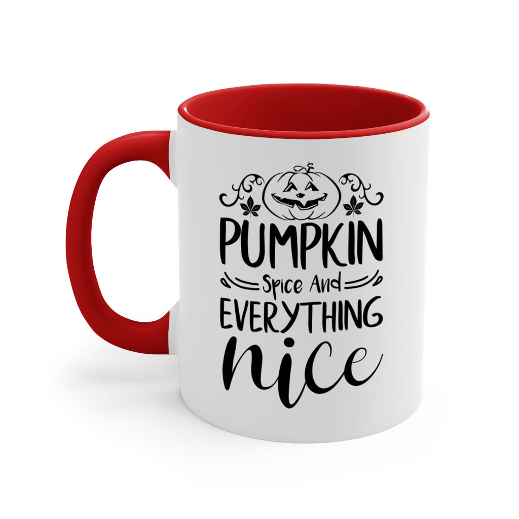pumpkin spice and everything nice 542#- fall-Mug / Coffee Cup