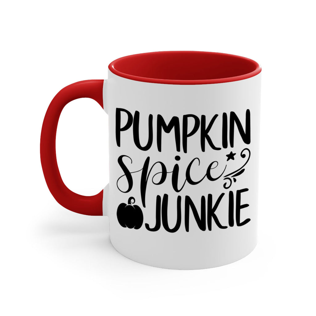 pumpkin spice junkie 548#- fall-Mug / Coffee Cup