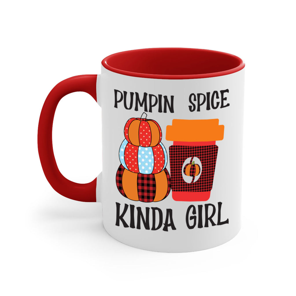 pumpkin spice kinda girl 551#- fall-Mug / Coffee Cup