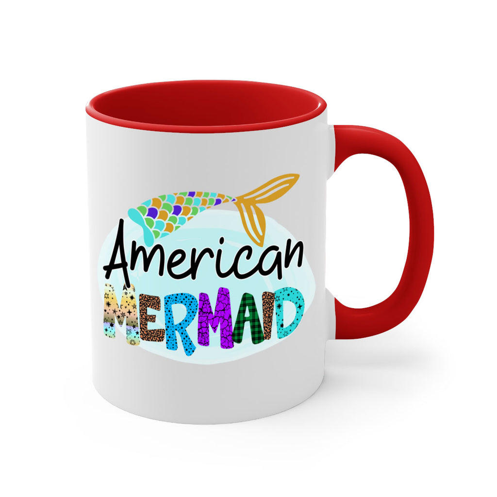 American Mermaid 14#- mermaid-Mug / Coffee Cup