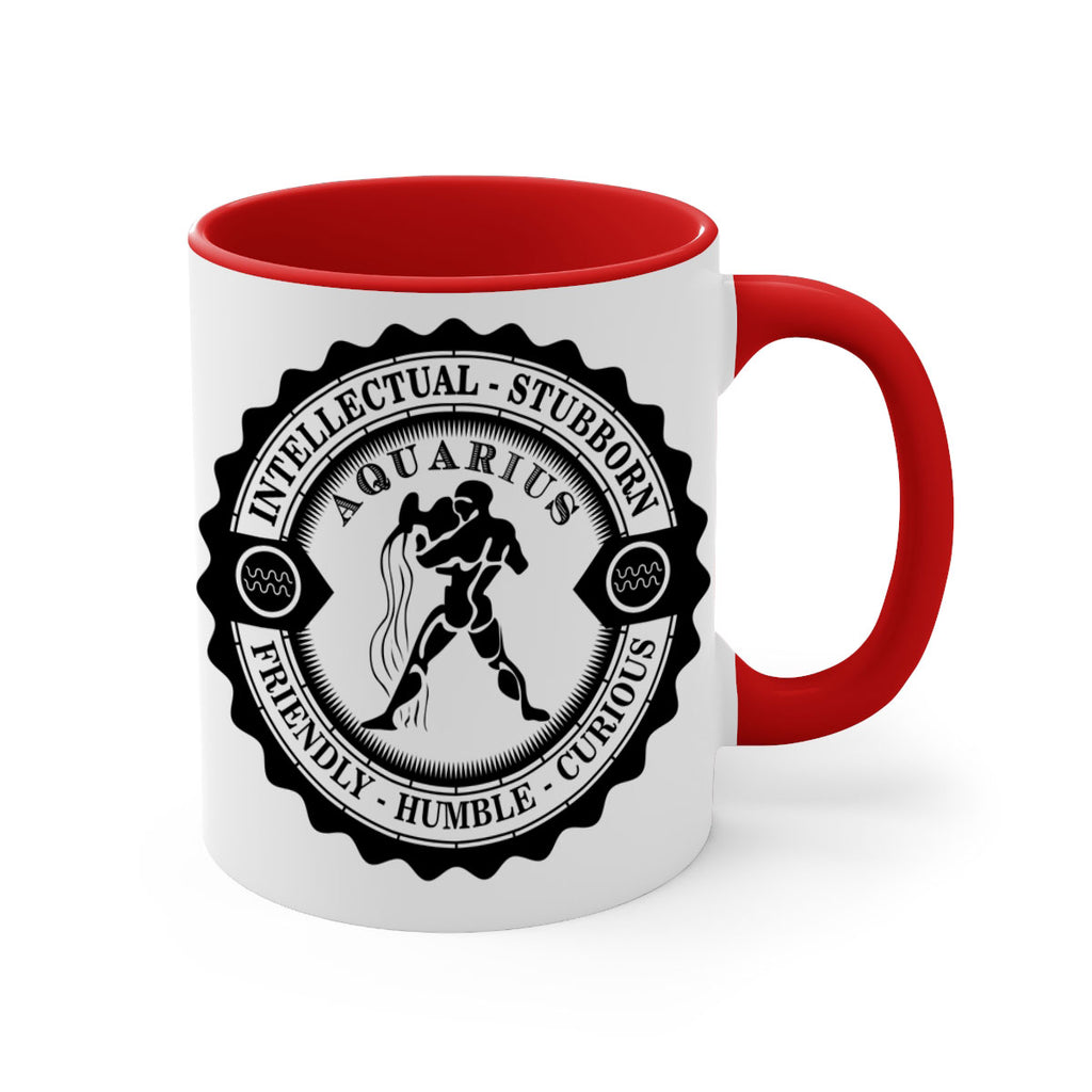 Aquarius balck 44#- zodiac-Mug / Coffee Cup